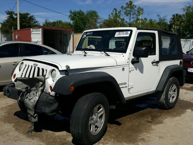 1J4AA2D1XAL224533 - 2010 JEEP WRANGLER S WHITE photo 2
