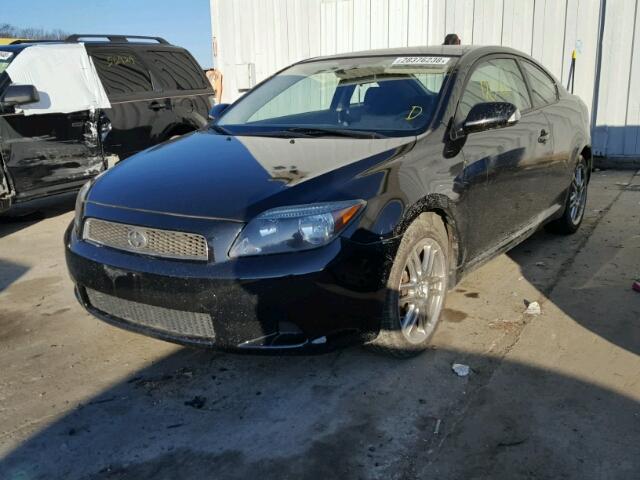 JTKDE177070184306 - 2007 TOYOTA SCION TC BLACK photo 2