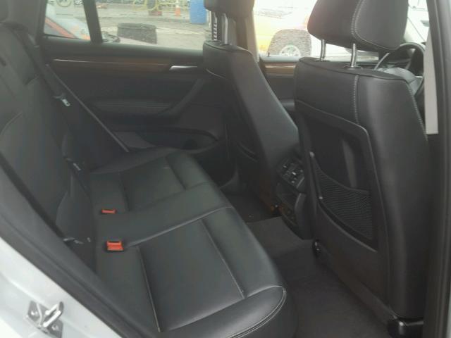 5UXWX5C51BL700409 - 2011 BMW X3 XDRIVE2 SILVER photo 6