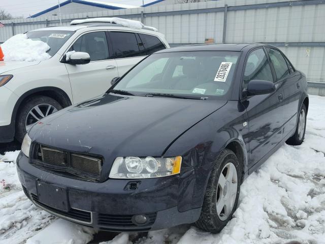 WAULC68E33A372600 - 2003 AUDI A4 1.8T QU BLUE photo 2