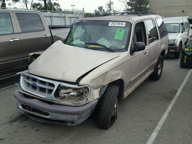 1FMDU32X3VZB86259 - 1997 FORD EXPLORER TAN photo 2