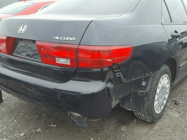 1HGCM56175A812185 - 2005 HONDA ACCORD DX BLACK photo 9