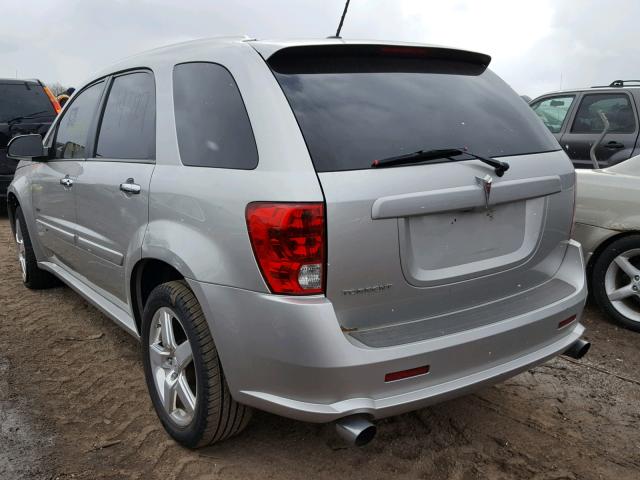 2CKDL537586289774 - 2008 PONTIAC TORRENT GX SILVER photo 3