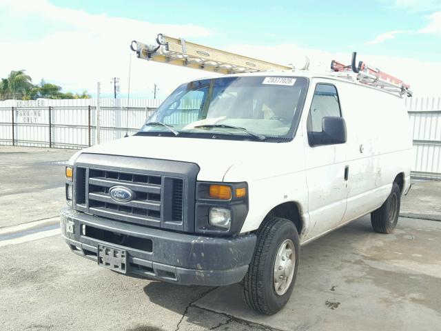 1FTNE2ELXADA47519 - 2010 FORD ECONOLINE WHITE photo 2