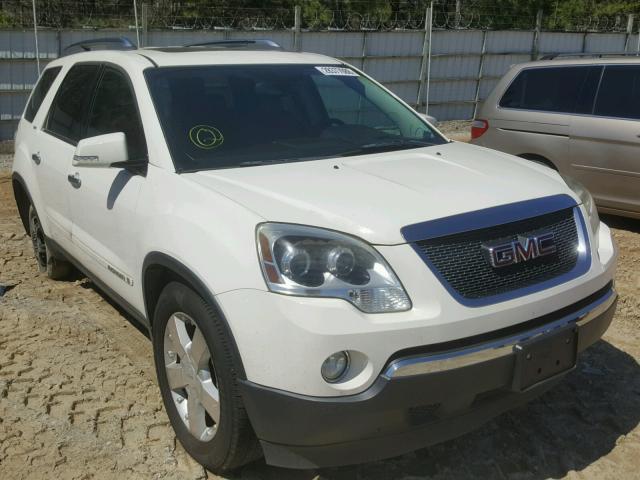 1GKER33767J118441 - 2007 GMC ACADIA SLT WHITE photo 1