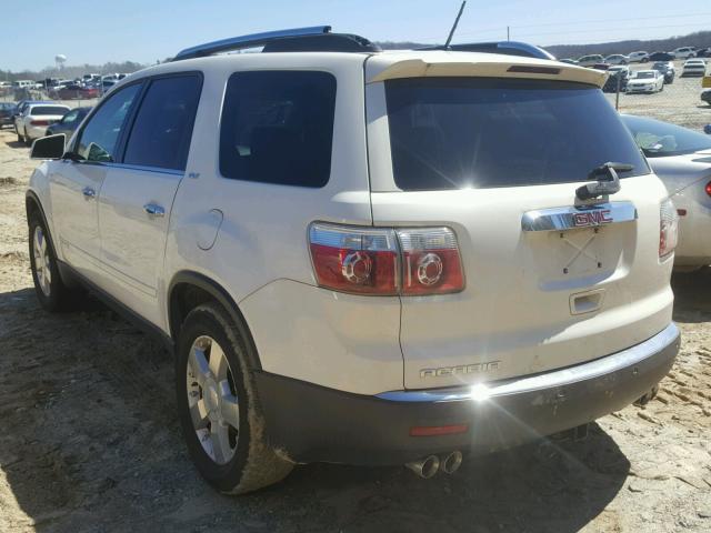 1GKER33767J118441 - 2007 GMC ACADIA SLT WHITE photo 3