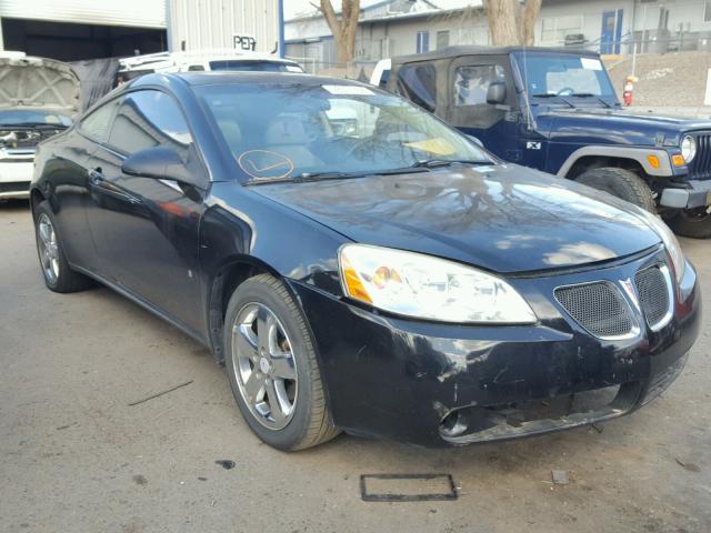 1G2ZH18N874113479 - 2007 PONTIAC G6 GT BLACK photo 1