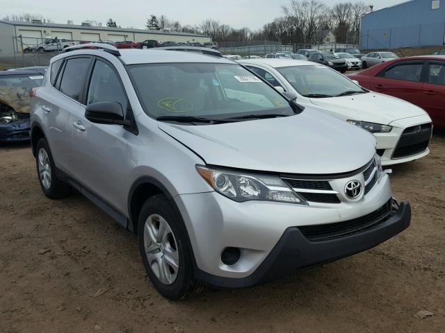 2T3BFREV2DW103230 - 2013 TOYOTA RAV4 LE SILVER photo 1