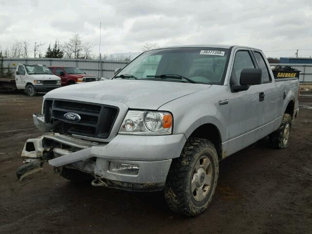 1FTRX14W34FA22214 - 2004 FORD F150 SILVER photo 2