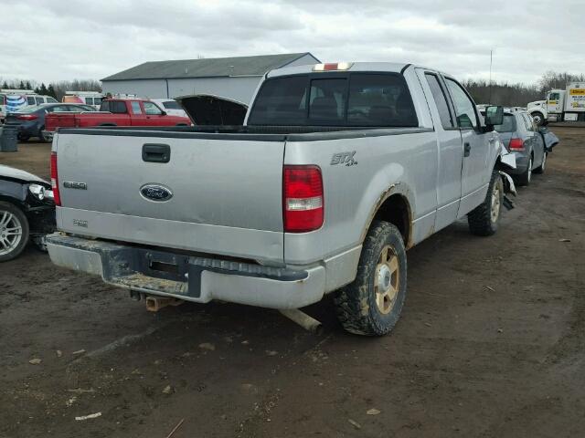 1FTRX14W34FA22214 - 2004 FORD F150 SILVER photo 4