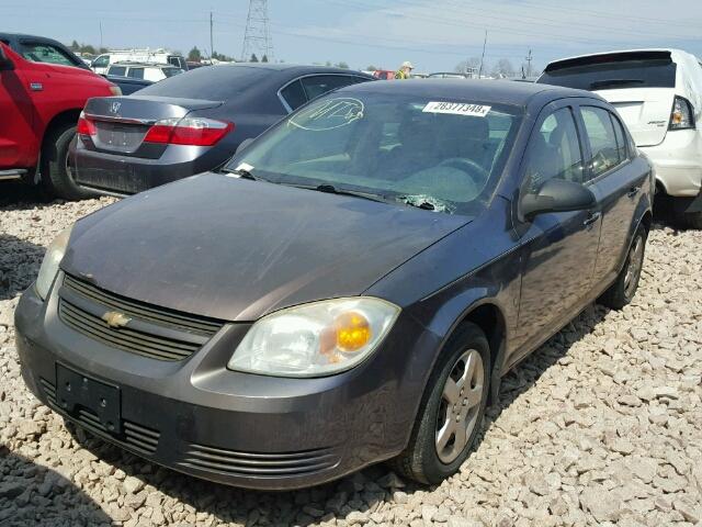 1G1AK55F167749391 - 2006 CHEVROLET COBALT LS GRAY photo 2