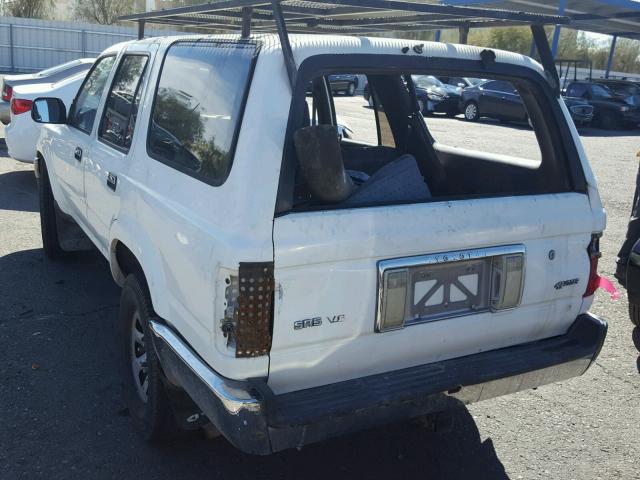 JT3VN39W3M8022019 - 1991 TOYOTA 4RUNNER VN WHITE photo 3