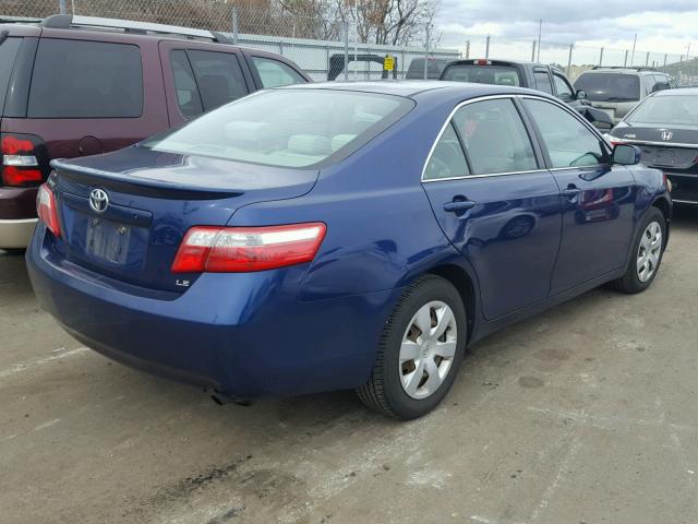 4T1BE46K57U024531 - 2007 TOYOTA CAMRY NEW BLUE photo 4