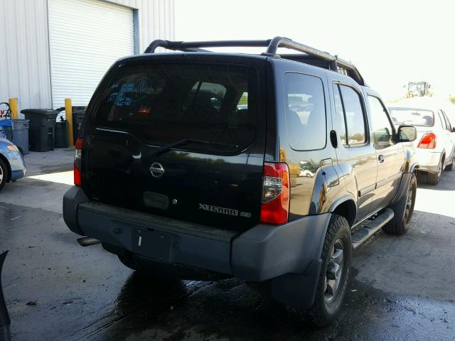 5N1ED28T03C673874 - 2003 NISSAN XTERRA XE BLACK photo 4