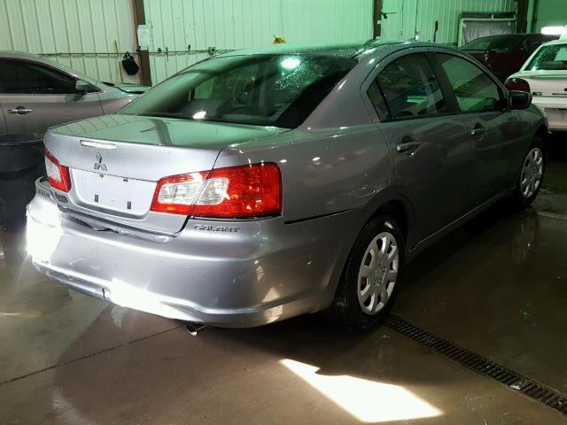 4A3AB36F39E044017 - 2009 MITSUBISHI GALANT ES GRAY photo 4