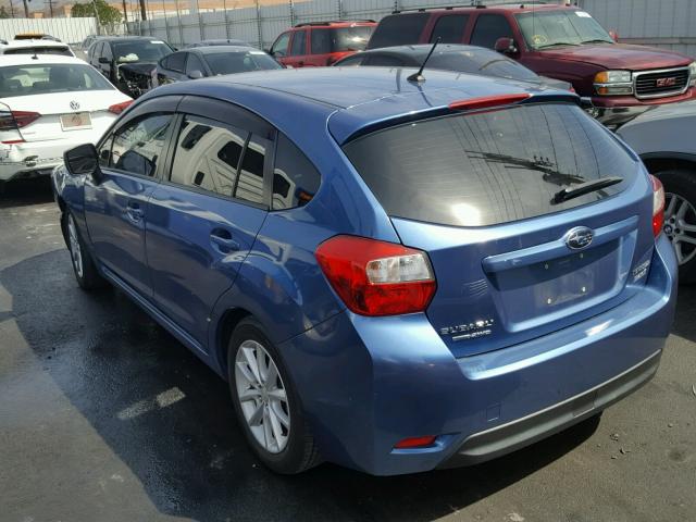 JF1GPAC64E8326835 - 2014 SUBARU IMPREZA PR BLUE photo 3