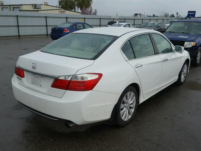 1HGCR2F88FA140409 - 2015 HONDA ACCORD EXL WHITE photo 4