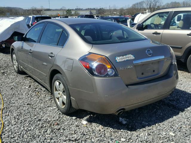 1N4AL21E97C144338 - 2007 NISSAN ALTIMA 2.5 BROWN photo 3