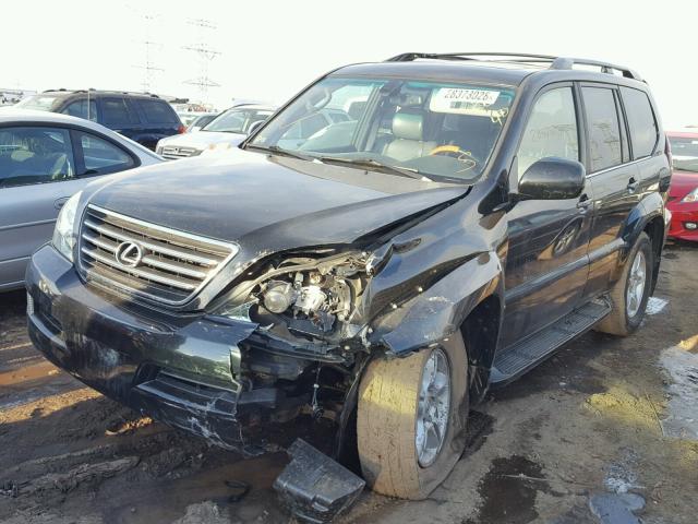 JTJBT20X450090881 - 2005 LEXUS GX 470 BLACK photo 2