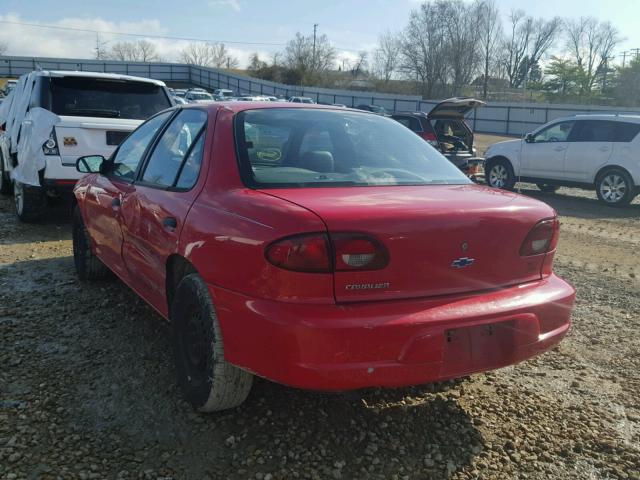 1G1JC524717188980 - 2001 CHEVROLET CAVALIER B RED photo 3