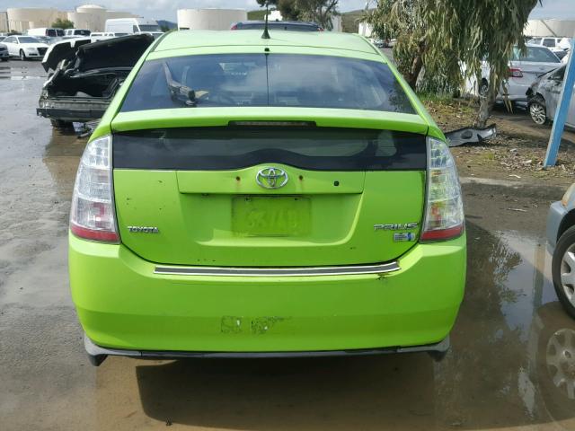 JTDKB20U097862396 - 2009 TOYOTA PRIUS GREEN photo 9