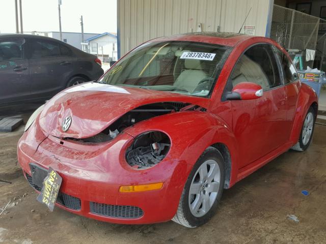 3VWRW31C97M506432 - 2007 VOLKSWAGEN NEW BEETLE წითელი ფოტო 2