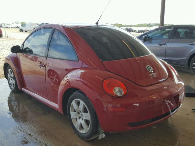 3VWRW31C97M506432 - 2007 VOLKSWAGEN NEW BEETLE წითელი ფოტო 3
