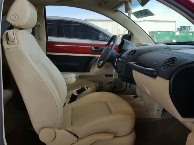 3VWRW31C97M506432 - 2007 VOLKSWAGEN NEW BEETLE წითელი ფოტო 5