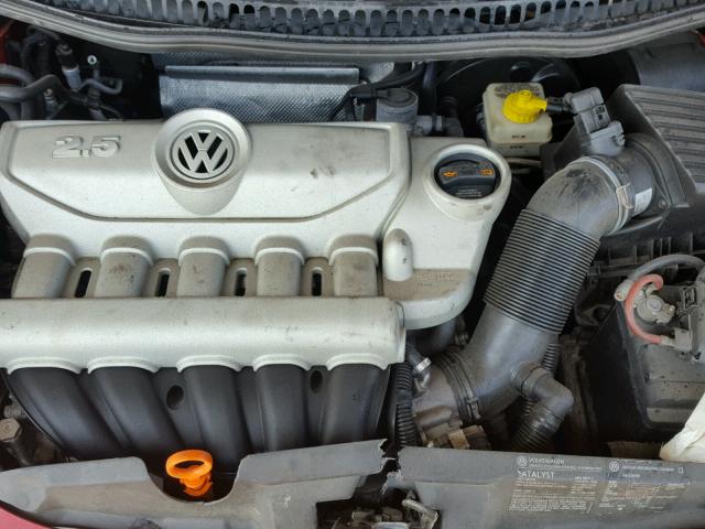 3VWRW31C97M506432 - 2007 VOLKSWAGEN NEW BEETLE წითელი ფოტო 7