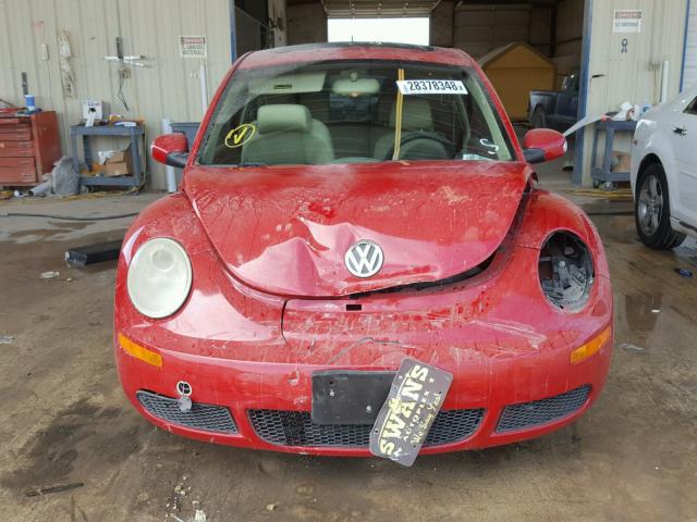 3VWRW31C97M506432 - 2007 VOLKSWAGEN NEW BEETLE წითელი ფოტო 9