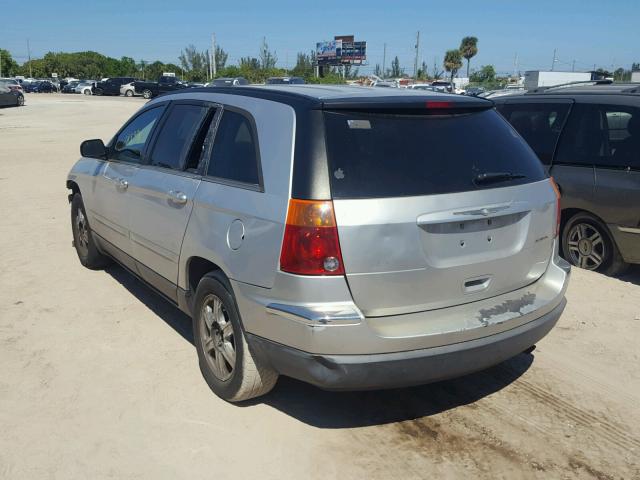 2C8GF68404R179786 - 2004 CHRYSLER PACIFICA GRAY photo 3