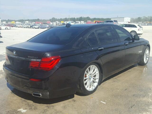 WBAYE8C59ED134593 - 2014 BMW 750 LI BLACK photo 4