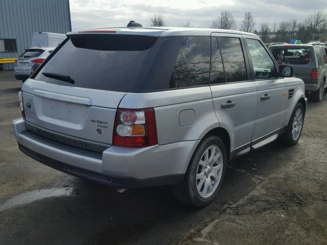 SALSF25458A177835 - 2008 LAND ROVER RANGE ROVE SILVER photo 4