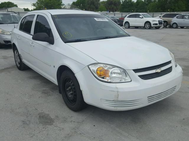 1G1AK58F787350113 - 2008 CHEVROLET COBALT LS WHITE photo 1