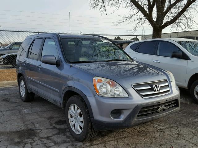 JHLRD78906C026633 - 2006 HONDA CR-V SE GRAY photo 1