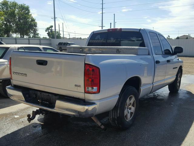 1D7HA18ZX3S164993 - 2003 DODGE RAM 1500 S SILVER photo 4