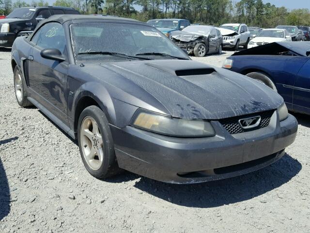 1FAFP45X73F399340 - 2003 FORD MUSTANG GT GRAY photo 1