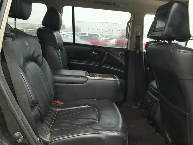 JN8AZ2NE8E9062702 - 2014 INFINITI QX80 BLACK photo 6