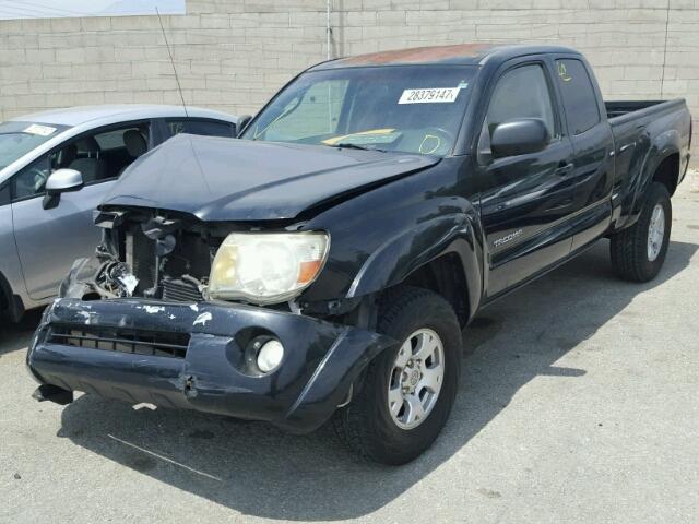 5TETU62N75Z035574 - 2005 TOYOTA TACOMA PRE BLACK photo 2