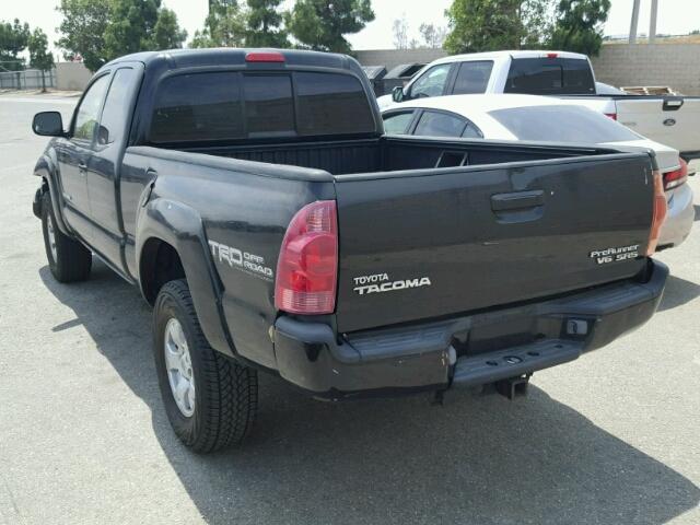 5TETU62N75Z035574 - 2005 TOYOTA TACOMA PRE BLACK photo 3