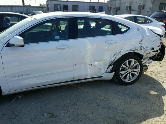 2G1105S38H9142681 - 2017 CHEVROLET IMPALA LT WHITE photo 9