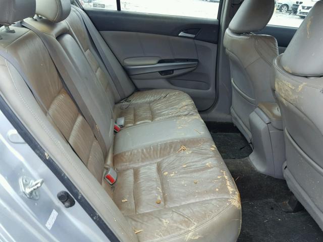 1HGCP26838A090320 - 2008 HONDA ACCORD EXL SILVER photo 6