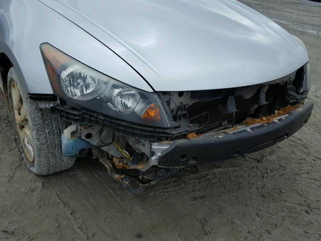 1HGCP26838A090320 - 2008 HONDA ACCORD EXL SILVER photo 9