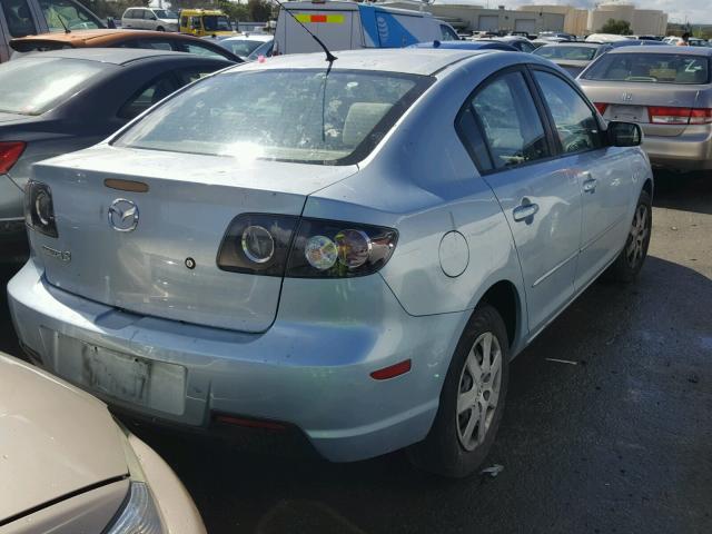 JM1BK12G071717215 - 2007 MAZDA 3 I BLUE photo 4