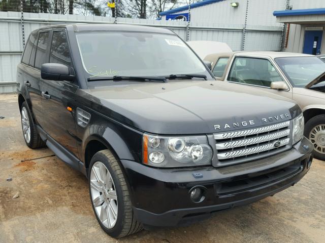 SALSH23498A153941 - 2008 LAND ROVER RANGE ROVE BLACK photo 1