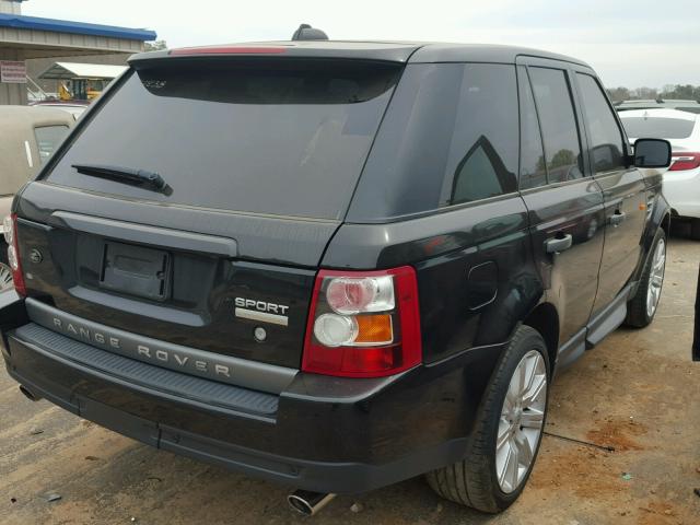 SALSH23498A153941 - 2008 LAND ROVER RANGE ROVE BLACK photo 4