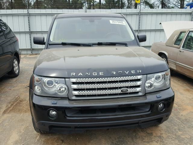 SALSH23498A153941 - 2008 LAND ROVER RANGE ROVE BLACK photo 9