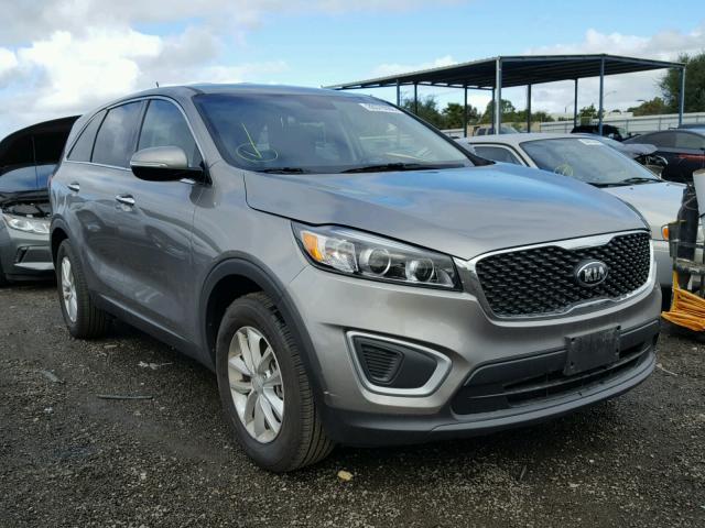 5XYPG4A37HG262596 - 2017 KIA SORENTO LX GRAY photo 1