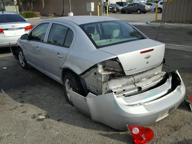 1G1AL58F987249295 - 2008 CHEVROLET COBALT LT SILVER photo 3