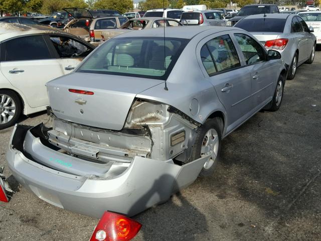 1G1AL58F987249295 - 2008 CHEVROLET COBALT LT SILVER photo 4